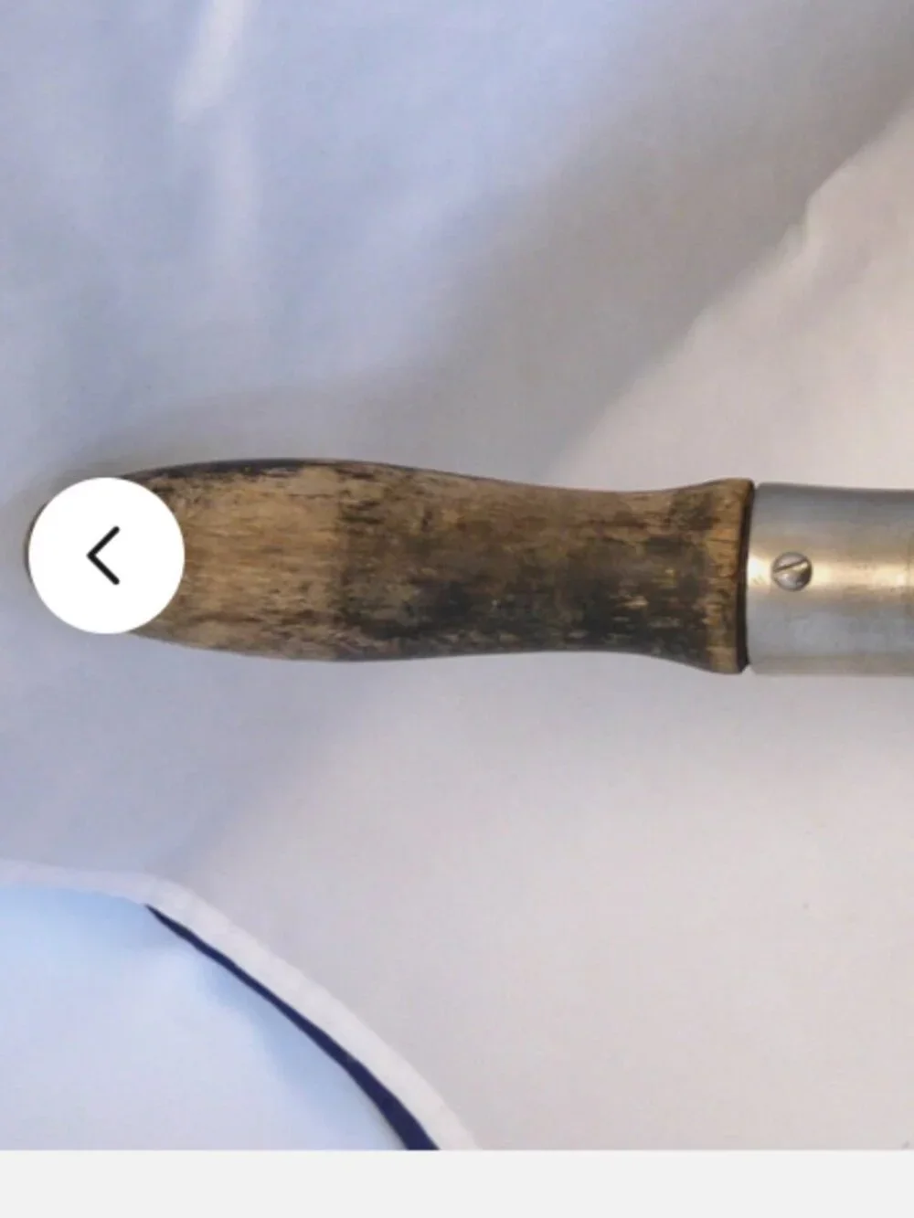 Vintage US Navy mess scoop ship food military flour